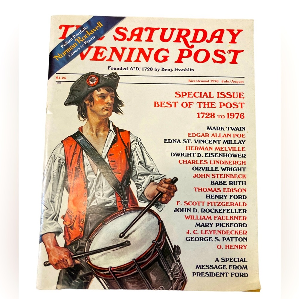 The Saturday Evening Post Magazine Best of Post 1728-1976 Bicentennial Edition